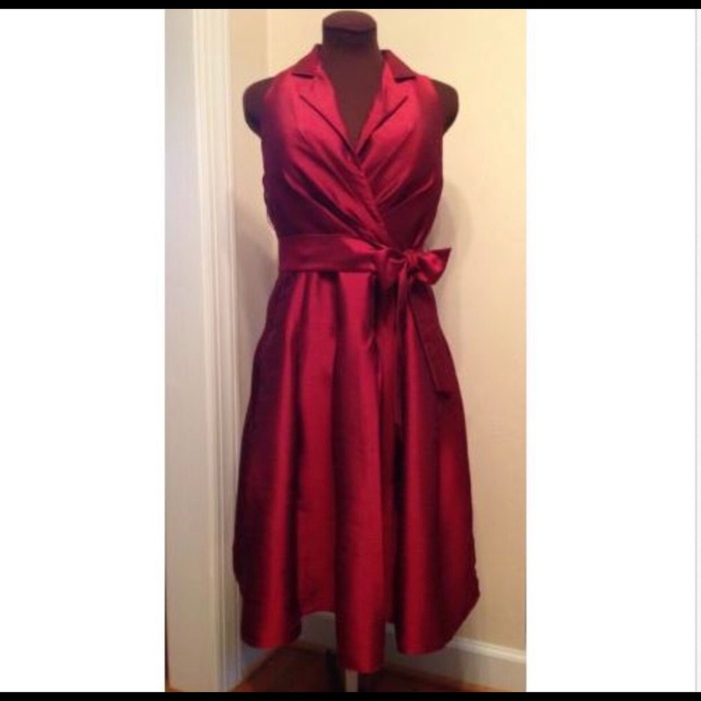 Cranberry wrap dress sz 10 MAKE OFFER